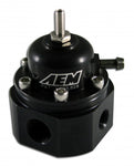 AEM Universal Adjustable Fuel Pressure Regulator Black - AEM - VQ Boys Performance