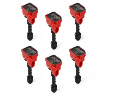 MSD Ignition Coil - Blaster Series - Fits Nissan/Infiniti 3.5L - Red - 6-Pack (MSD-282796) - MSD - VQ Boys Performance