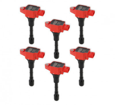 MSD Ignition Coil - Blaster Series - Fits Nissan/Infiniti 3.5L - Red - 6-Pack (MSD-2827916) - MSD - VQ Boys Performance