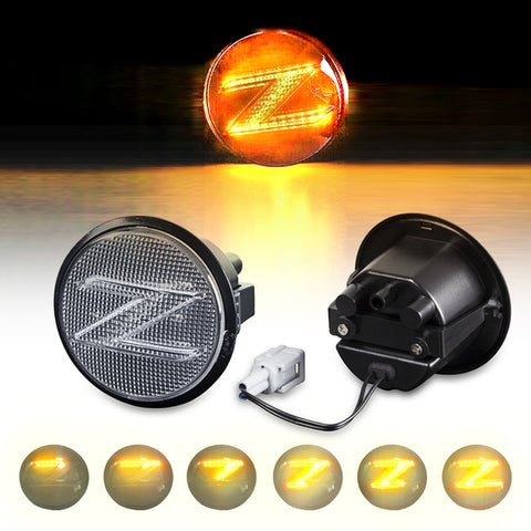 Dynamic Z Amber Side Marker Sequential Turn Signal (370Z) - VQ Boys Performance - VQ Boys Performance
